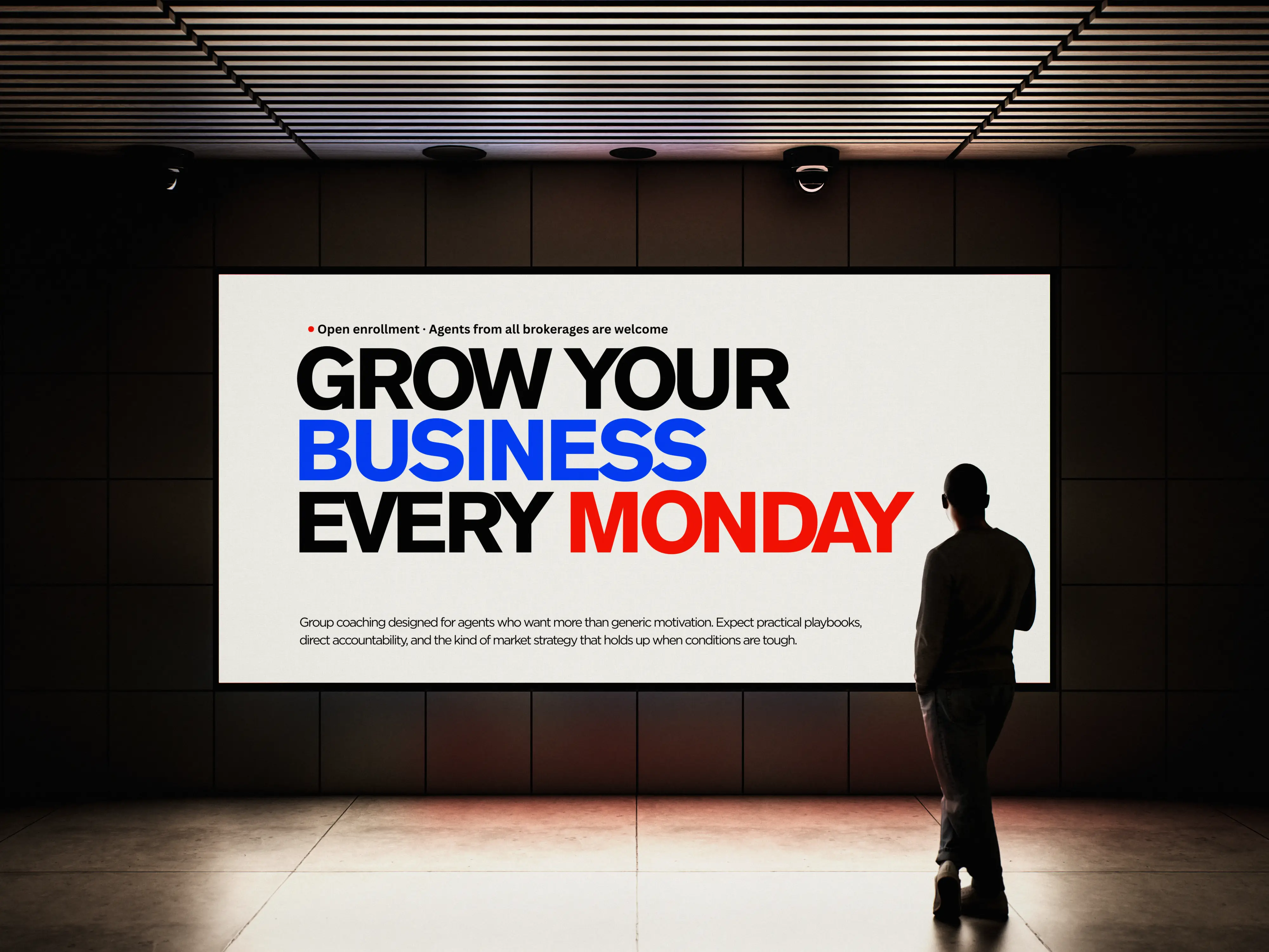 Mastery Mondays billboard